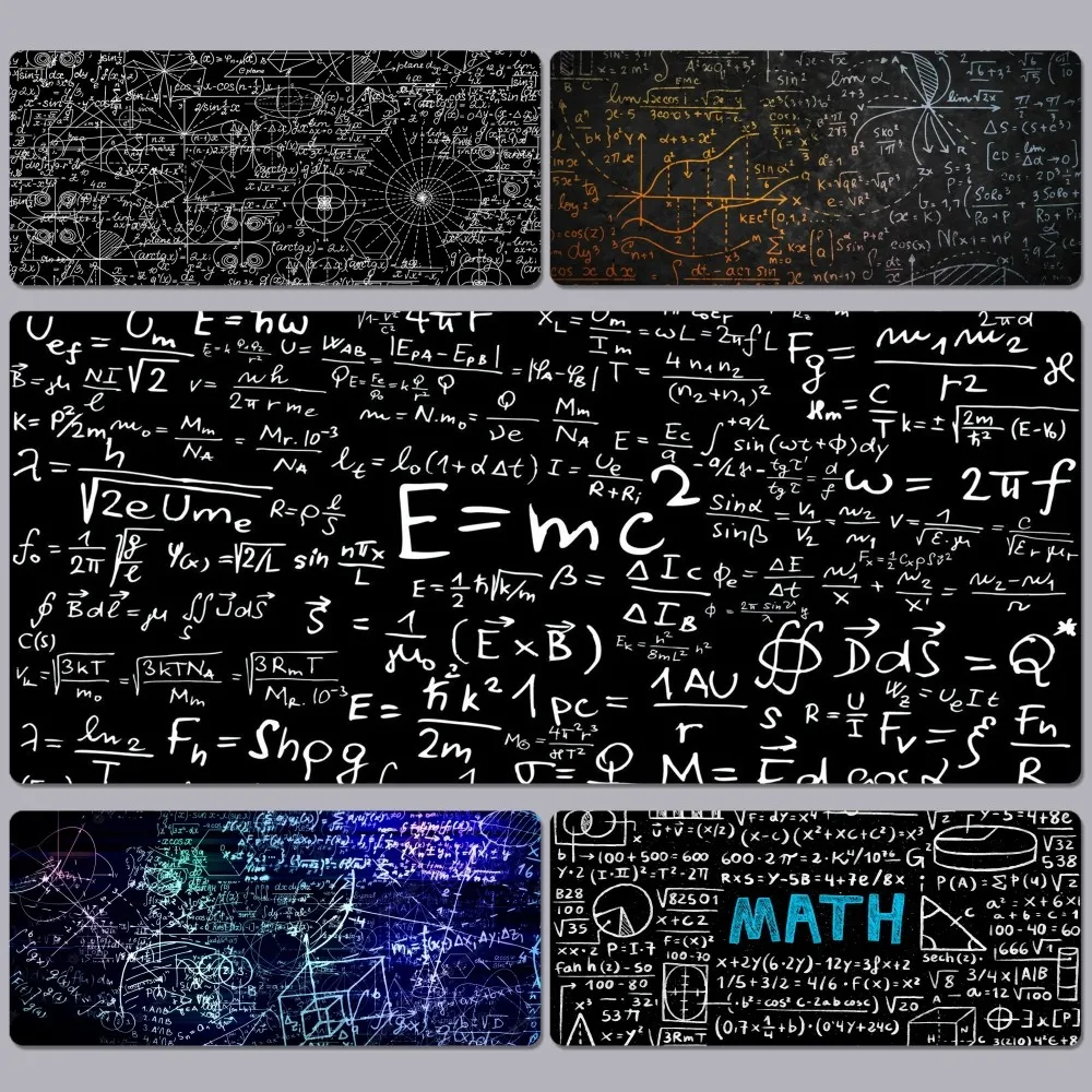 

E mc2 Formula Math Funny Science Mousepad INS Tide Large Thickened Mouse Pad Oversized Gaming Keyboard Notebook Table Mat for Ta