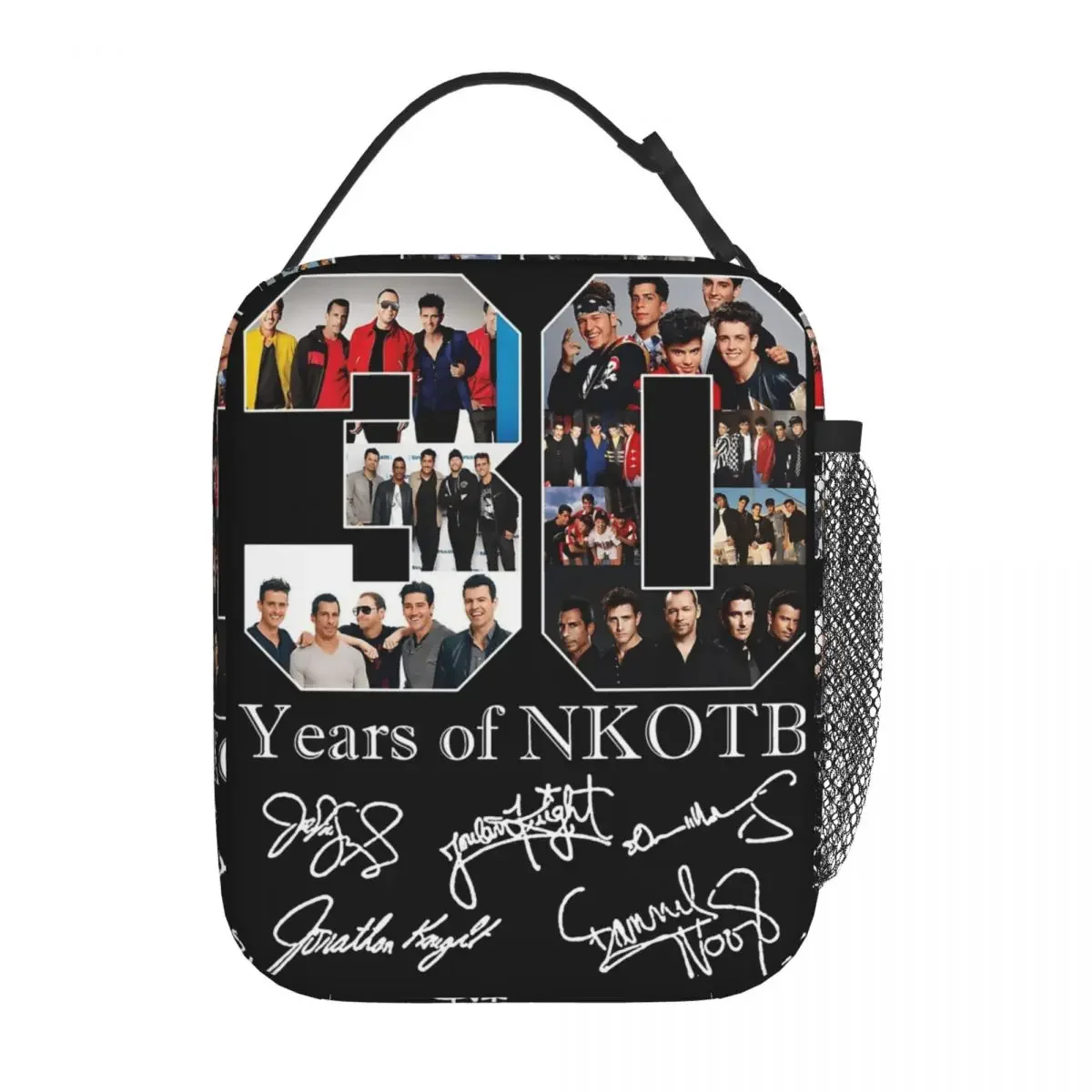 New Kids On The Block Band 30 Years Thermal Insulated Lunch Bags for School NKOTB Magic Summer 2024 Tour Food Container Bags