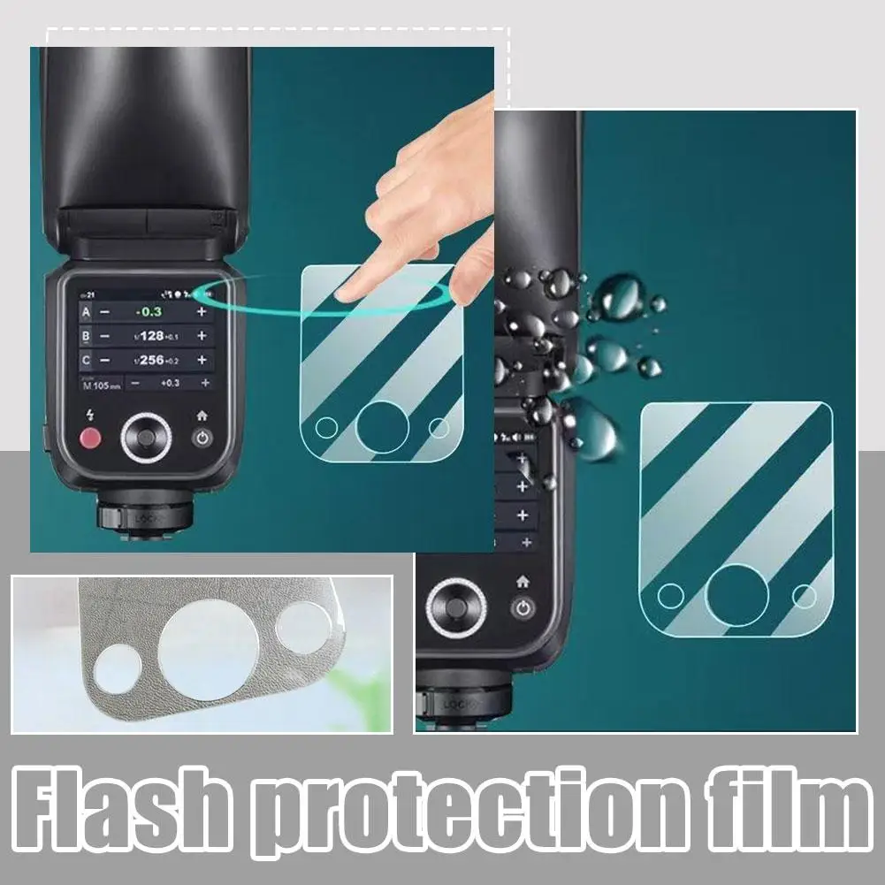 Screen Protector For GODOX V100 Flash Touchscreen Control Flash Accessories Protective Film For Godox V100 Speedlite Temper W2E0