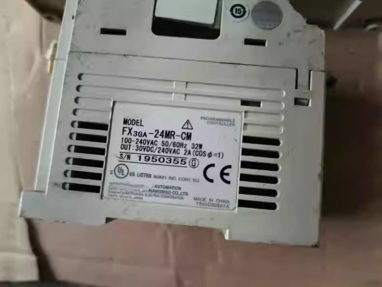 

FX3GA-24MR-CM Programmable controller