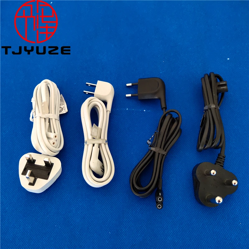 Electric Cord EU Power Cable 2Pin Cable US Power Cord UK Supply Cable Lead Wire Power for Electrique plug for TV monitor