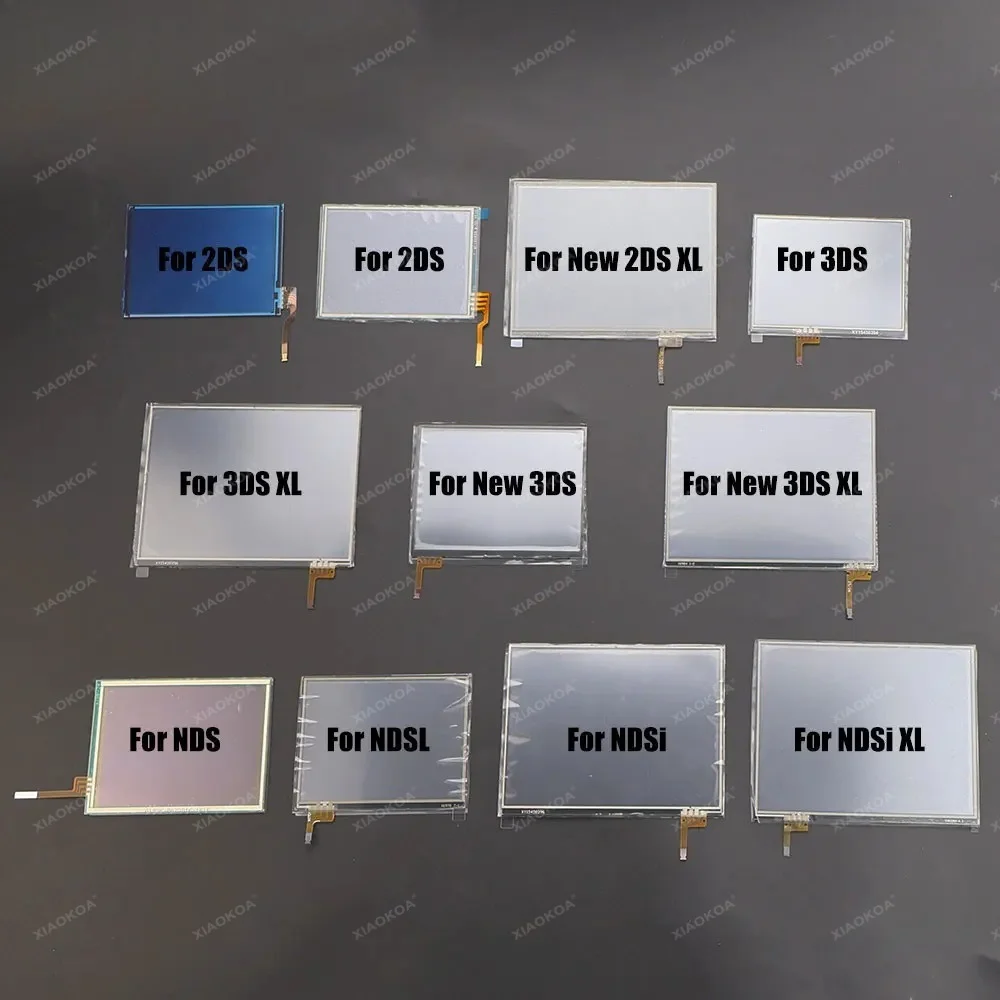1 Peça de Lente de Vidro para Tela Sensível ao Toque, Painel Digitalizador de Substituição para NDS DS Lite NDSL NDSi XL, para 2DS 3DS XL, Novo 3DS XL