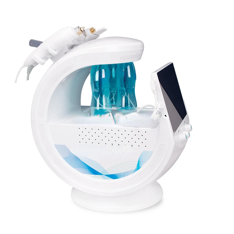 Factory Price 7 in 1 Smart Ice Blue Plus Hydra Oxygen Facial Machine Facia Cleaning Profession 2nd Generation Hydrodermabrasion