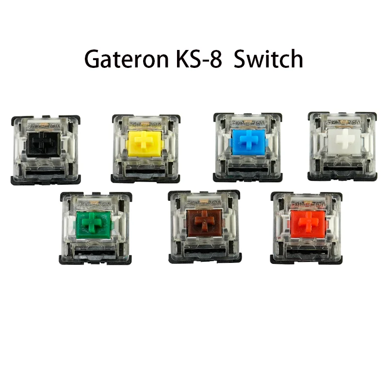 

Gateron KS-8 Switch 3Pin Mechanical Switches Custom DIY Yellow White Red Switches 10/30/70 PCS for Mechanical Keyboard