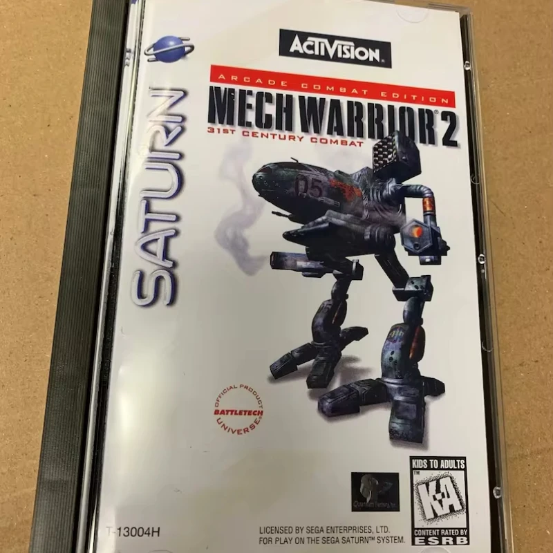 

Saturn Copy Disc Game MechWarrior 2 With Manual Unlock SS Console Game Optical Drive Retro Video Direct Reading Game