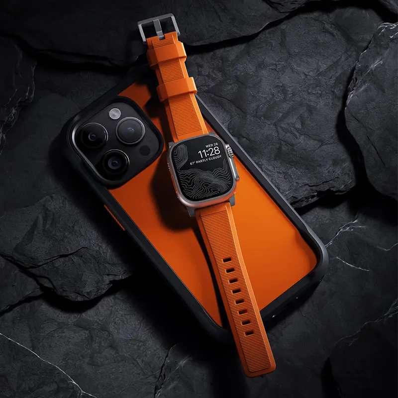 حزام من السيليكون الناعم لساعة ابل ، سوار الترا لسلسلة اي واتش 8 ، 7 ، 6 ، 5 ، SE ، سوار رياضي ، 45 مللي متر ، 44 مللي متر ، 42 مللي متر ، 49 مللي متر