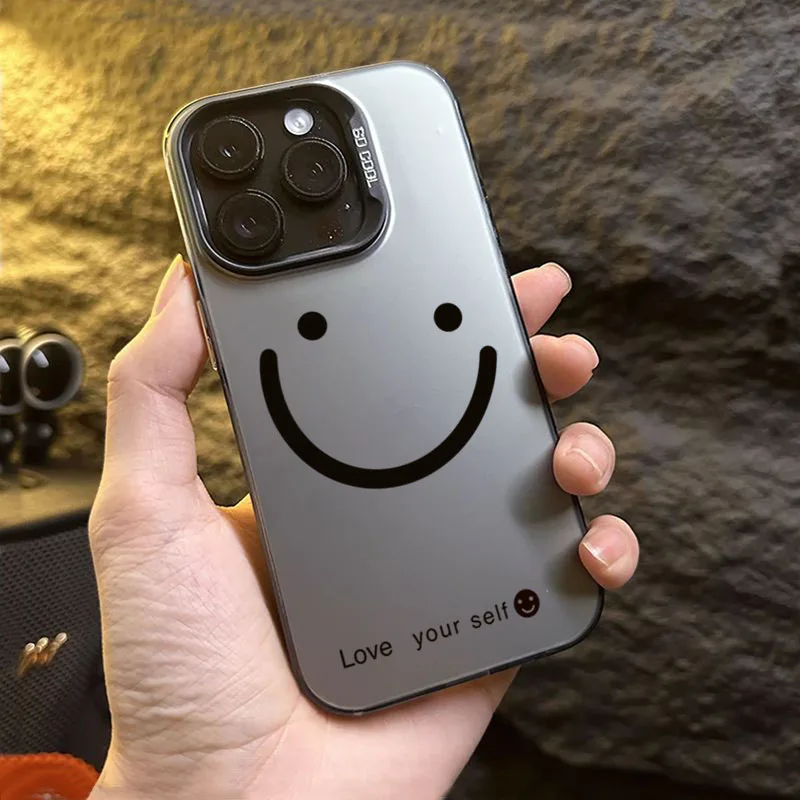 اللون الفضي ابتسامة الخدين جراب هاتف ل Xiaomi Poco X7 برو 5G حالات Poco X6 X5 X3 F5 F6 F7 M6 Pro للصدمات الوفير الغطاء الخلفي