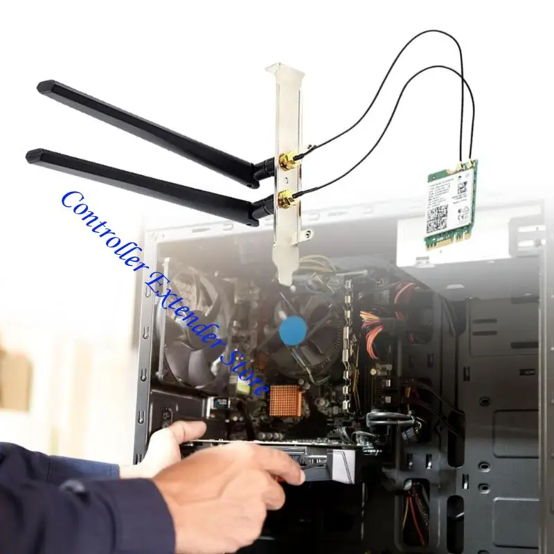 Adaptador Wifi N84B 1200Mbps Adaptador Compatible 2.4G/5GHz PC banda doble