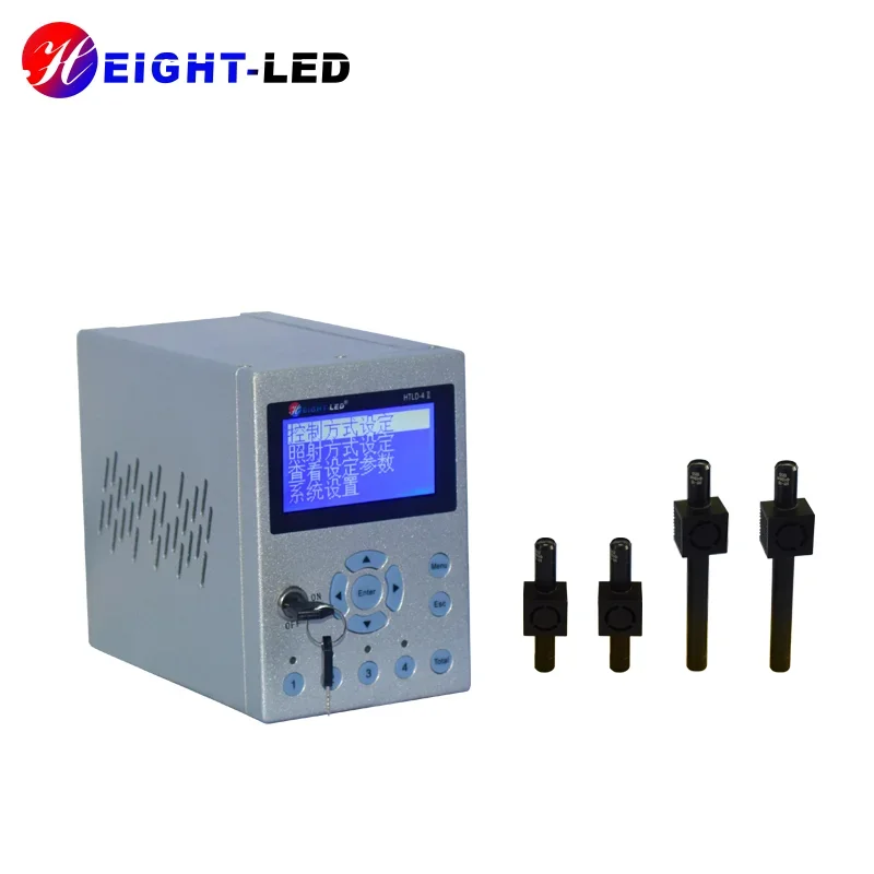 

Air Cooling 4 LED Heads Spot Curing Light UV-LED Spot Curing System with Fan Cooler