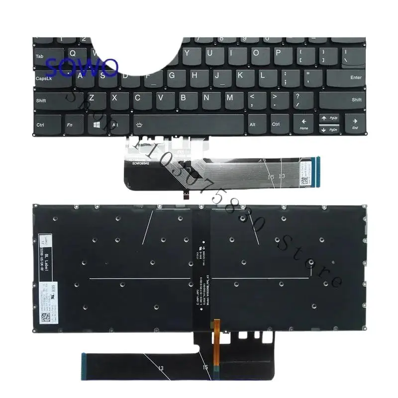 

Wyoresy new US keyboard backlit for Lenovo IdeaPad S540-14IWL K4-IWL C340-14IWL 14api C740-14 K3-IWL flex14 81sq 530-14 @