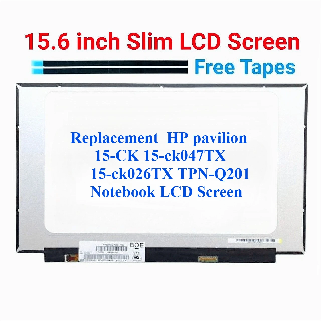 

Для HP pavilion 15-CK 15-ck047TX 15-ck026TX TPN-Q201 ЖК-экран ноутбука