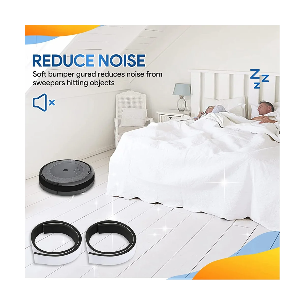 2 шт., Мягкий бампер для iRobot 671 675 500 600 700 800