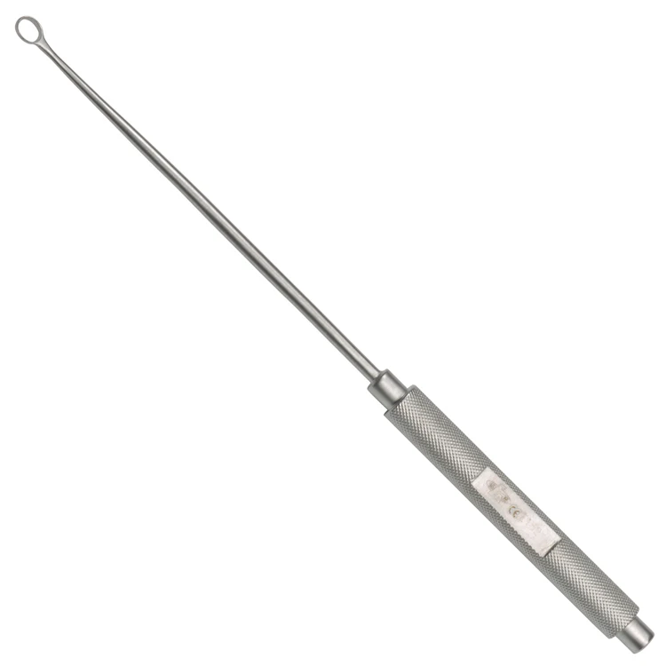 Reusable Stainless Steel Surgical Endoscope Nose Scraping Spoon Set, Different Sizes Of Nose 6 * 1