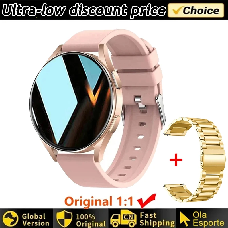 Smartwatch Dameshorloge 6 Gezondheidsbewaking Horloge Waterdicht Spraakassistent Bluetooth-oproep Smart Watch 2026 Nieuw sporthorloge