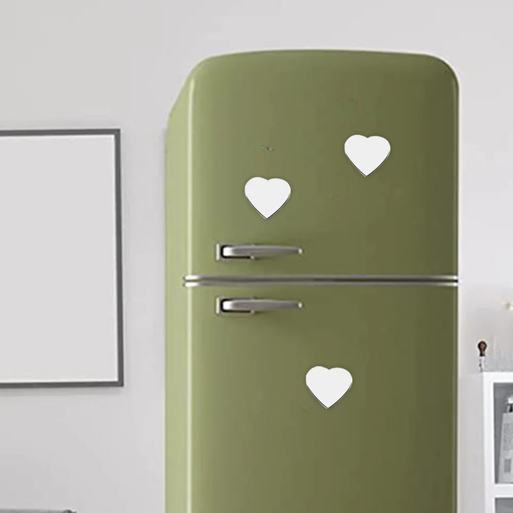 

10Pcs Blank Sublimation Refrigerator Magnets Glossy Heat Transfer DIY Craft Magnets for Kitchen Sublimation Car Magnet Blanks