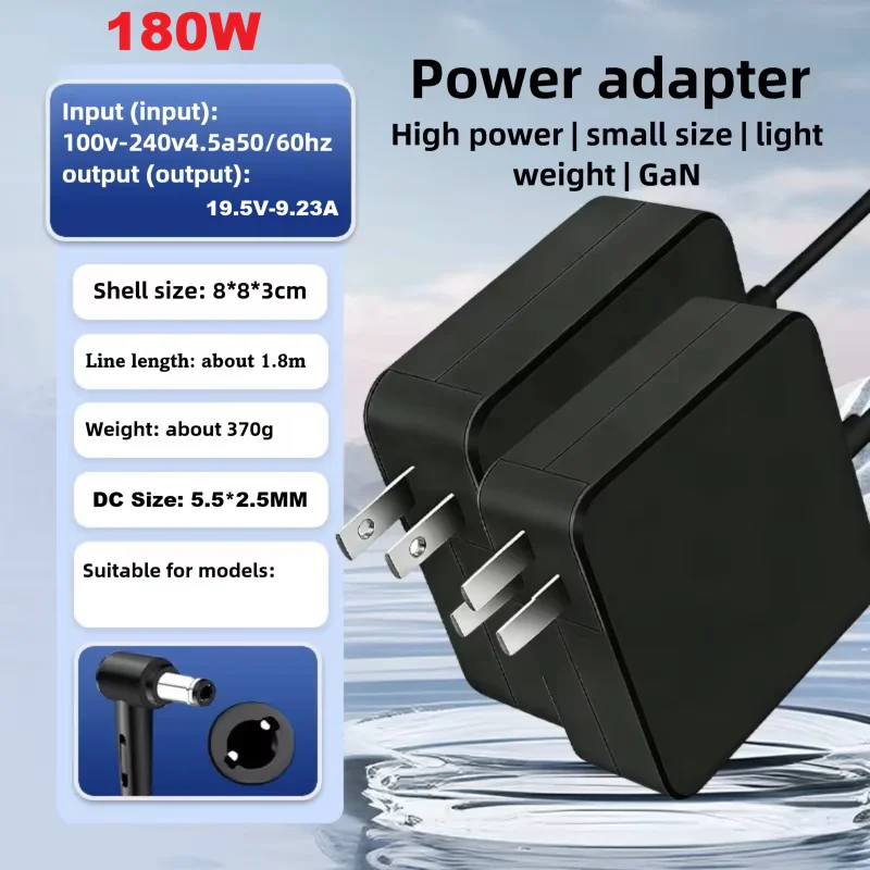 180W AC Charger for Chicony FSP 120W Gateway GGNC51518-BK RTX3050 MSI GF63 GF65 Thin 8SC 8RD 8RC Laptops Compatible 120W Charger