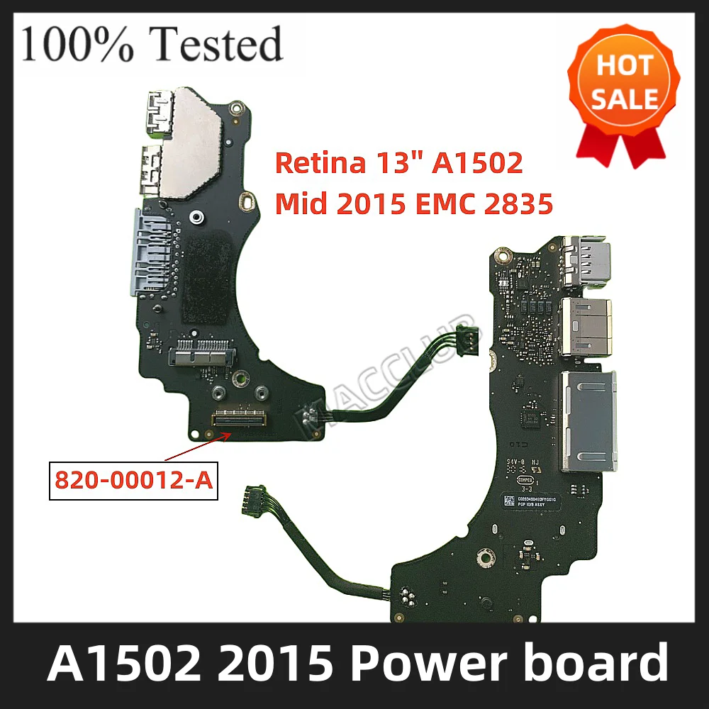 A1502 I/O HDMI USB SD สำหรับ MacBook Pro A1502 2015 EMC 2835 820-00012-A HDMI SD I/O Board