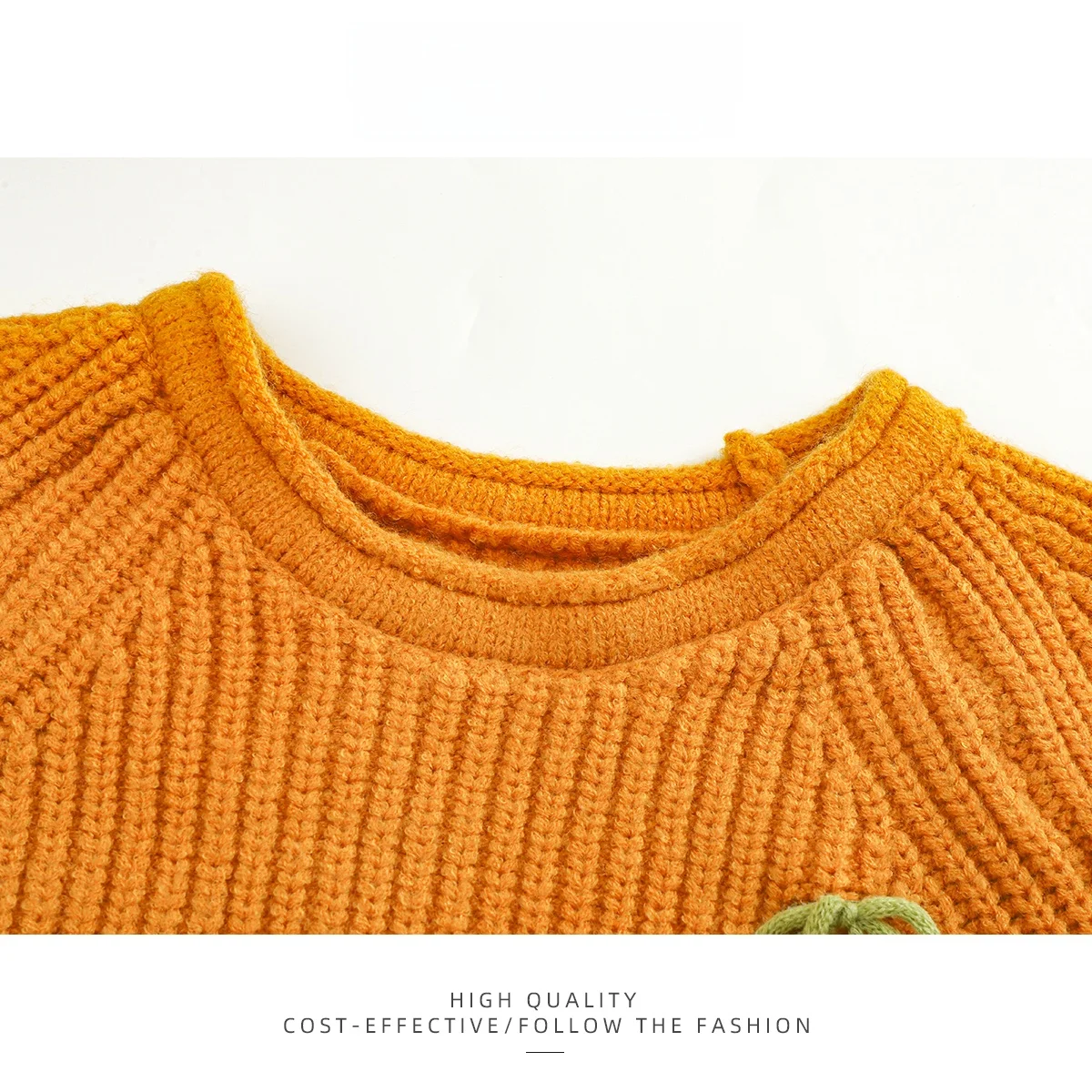 Retro Cherry Embroidery round Ne Pullover Sweater Women's Loose Slimming Top Korean Sle Soft Long Sve Knittedwear