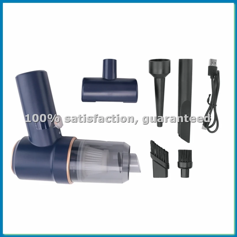 ハンドヘルド掃除機-8000pa、ポータブルハンドヘルドコードレス掃除機120w充電式、車、家庭、オフィス、ペット用-abrm