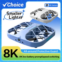 Professional H107 Drone 8K/4K HD Grid Intelligent Hovering 5G WIFI FPV Pocket Mini Full Protection Quadcopter Remote Control