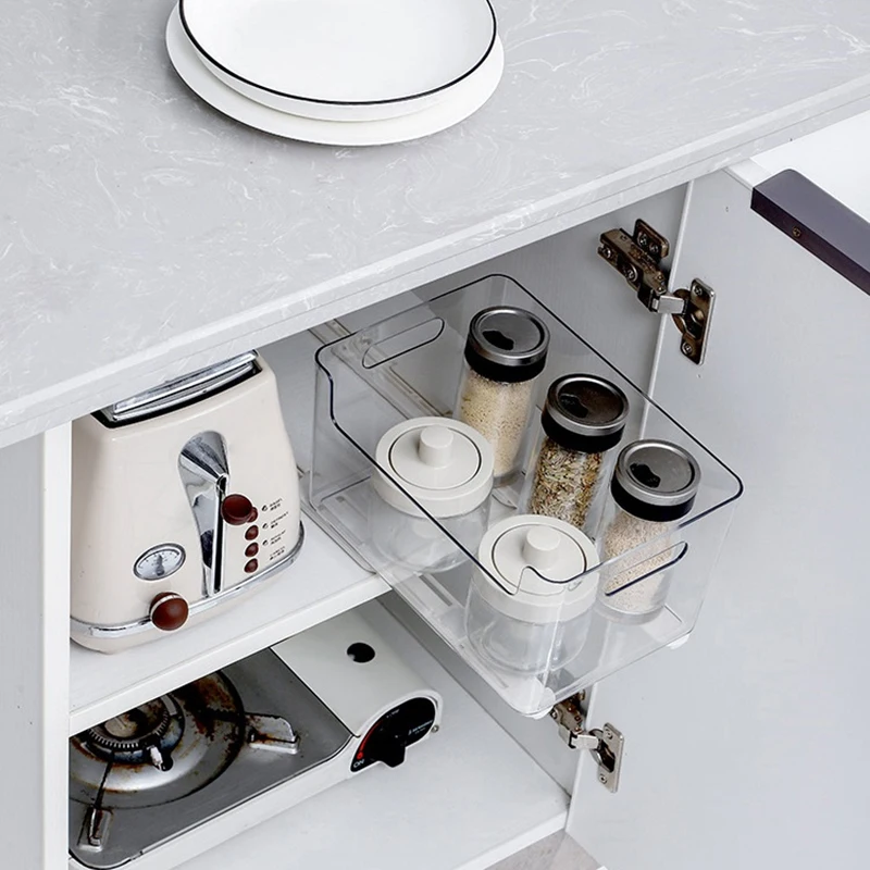 2 개/대 주방 서랍 주최자 바구니 슬라이드 다목적 주방 침실 기숙사 룸 보관함 트랙 스트립