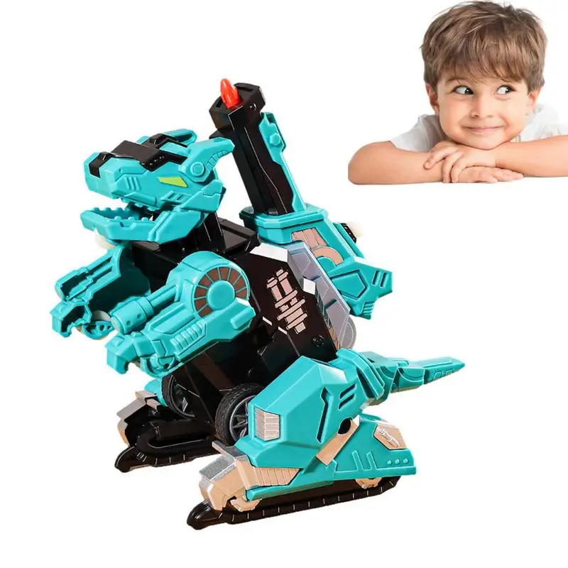 

2 In 1 Deformation Car Toys Automatic Transform Robot Mode Automatic Dino Dinosaur Transformation Toy Car For Kids 3 Years Old