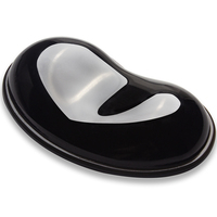 BRILA Ergonomic Silicone Mouse Wrist, Cooling Silica Gel Mouse Wrist Support Pad for Office Work and Laptop Computer Gaming