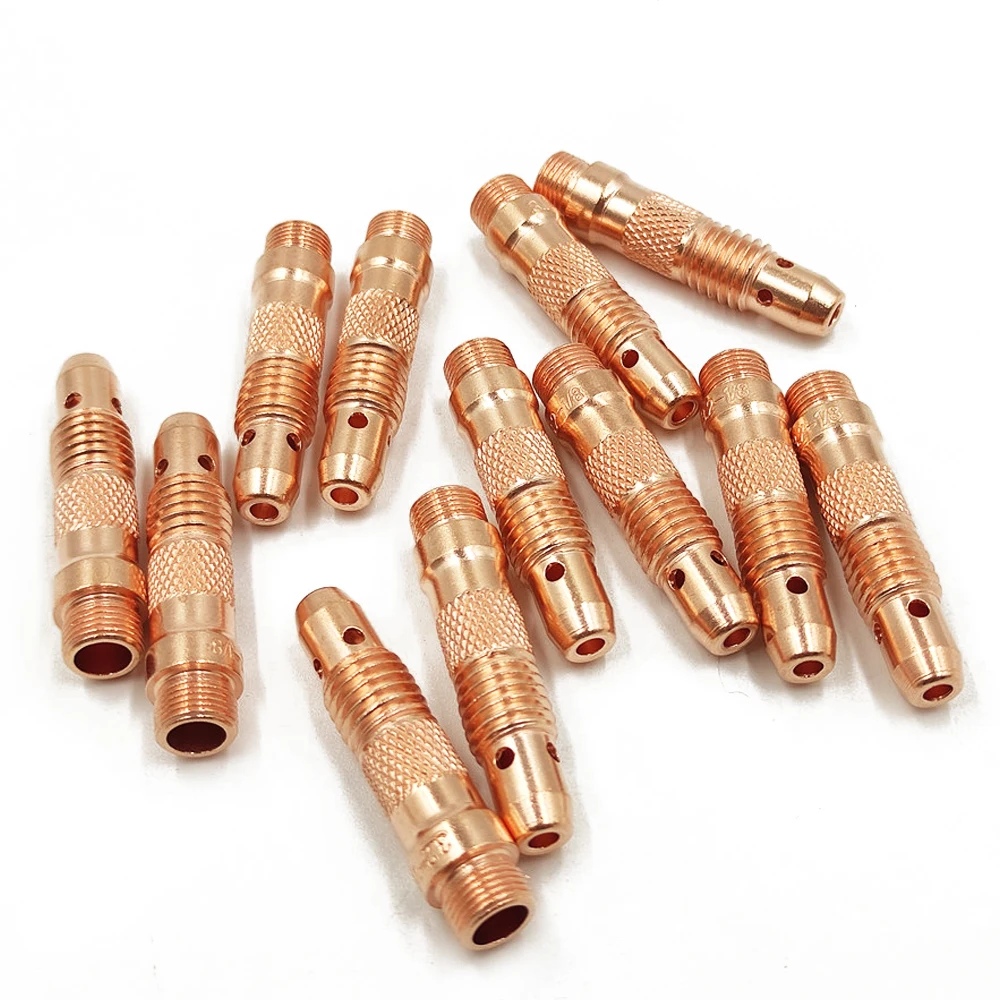 TIG Welding Torch Consumable Collet Body 1.0mm 1.6mm 2.0mm 2.4mm 3.2mm 4.0mm WP17 WP18 WP26 TIG Tungstens Electrodes Collet