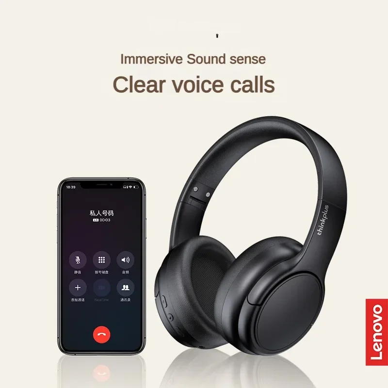 Cuffie da gioco originali Lenovo TH20 cuffie Dual Mode Wireless Bluetooth 5.3 cuffie sportive pieghevoli cuffie musicali 2023 novità