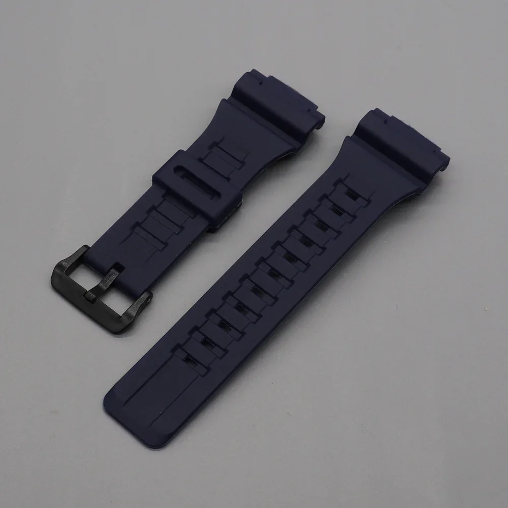 18mm Silicone Watch Band for Casio AQS800 S810W AEQ-110W W735H 736H Resin Watch Strap Sport Men Bracelet Watch Accessories