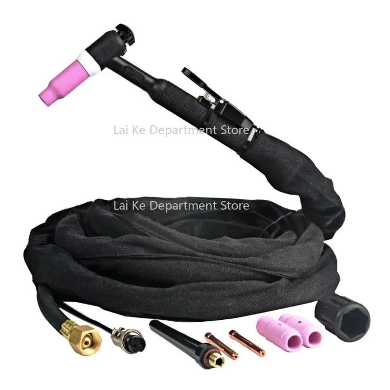 

Tig Welding Torch Air-Cooled Tig Welding 13 Feet Cable,Connector: M16 1.5 Two-pin Socket WP26 Tig Torch