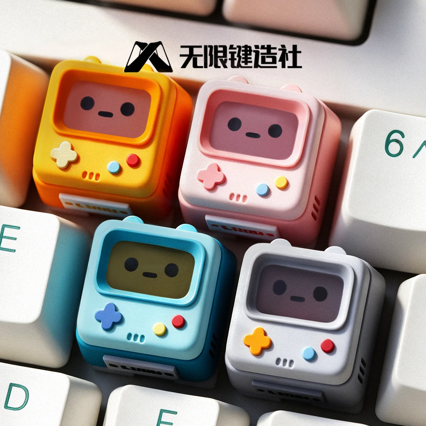 Gaming Console Com - Teclado Mecânico HCY Retro Gaming Console