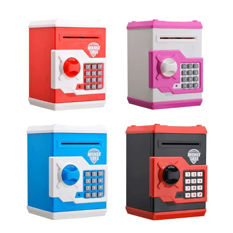 Electronic Piggy Bank for Kids, Mini ATM Coin Box, Password Lock, Great Gift Toy for Children, Drop Shipping