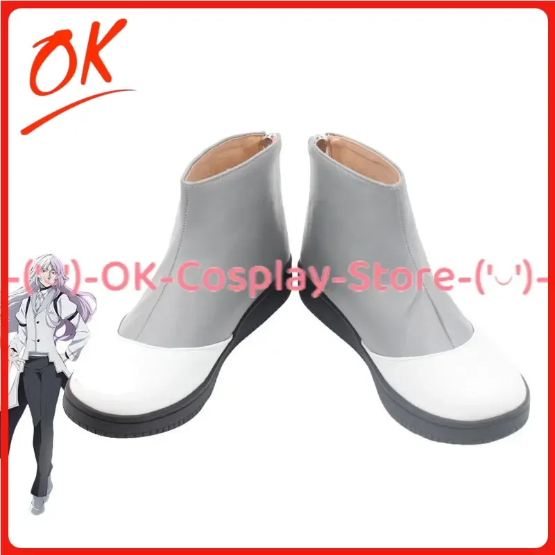 

[Индивидуальные] Обувь для косплея Bungo Stray Dogs Sigma, реквизит для ролевых игр в стиле аниме, Хэллоуин, карнавал, вечерние ботинки из искусственной кожи