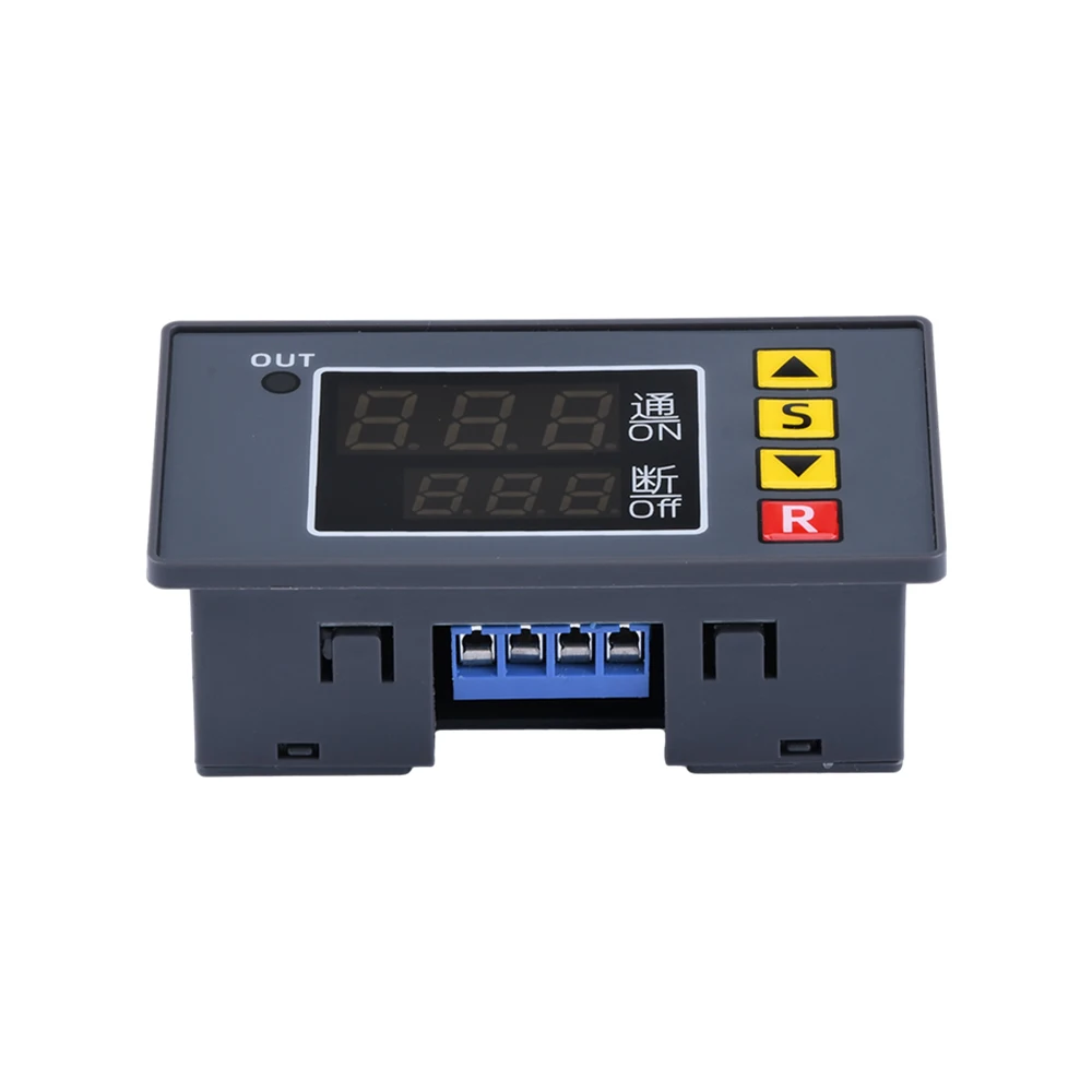 T3231 110V 220V 12/24V Digital Time Delay Relay LED Display Cycle Timer Control Switch Adjustable Timing Relay Time Delay Switch