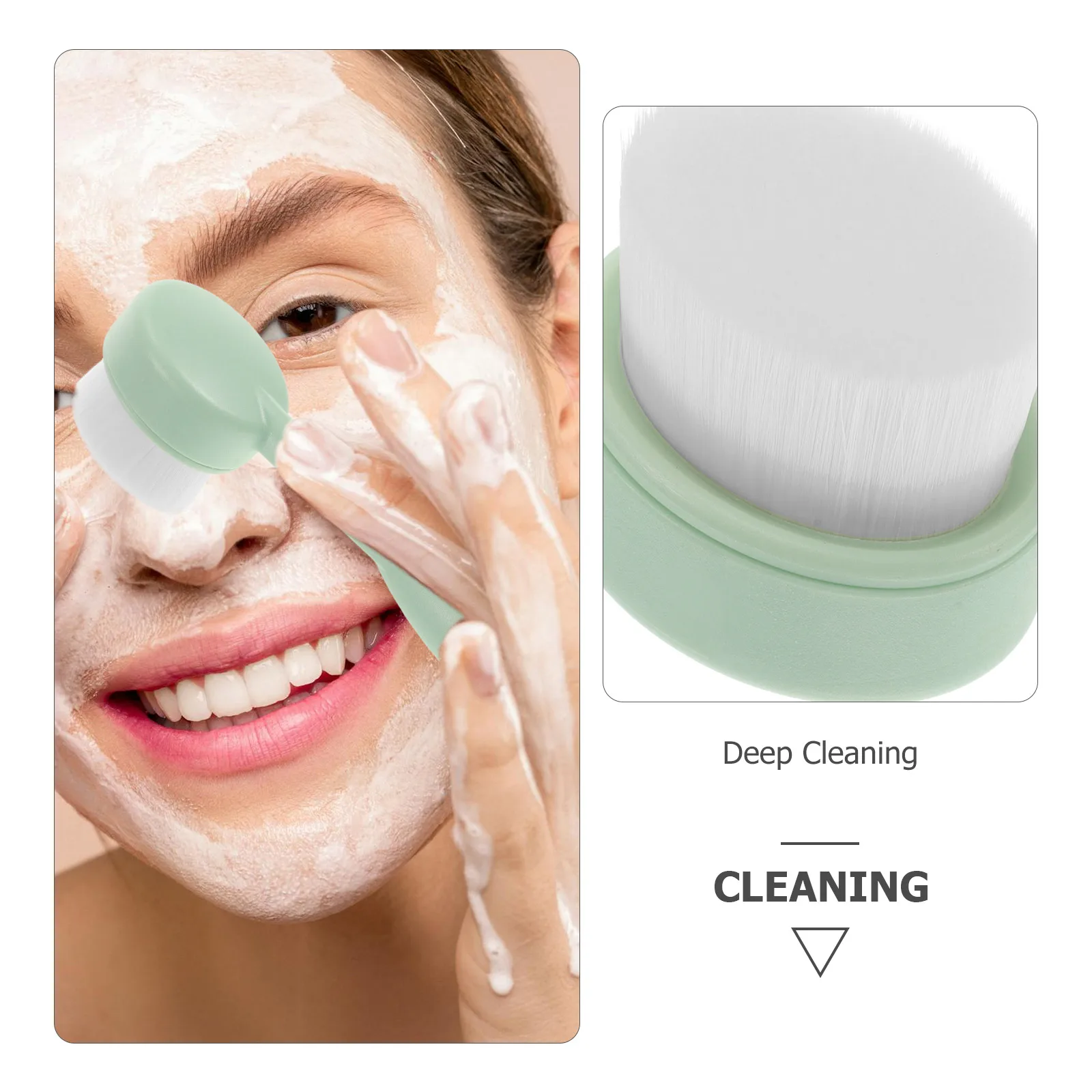 فرشاة تنظيف الشعر الناعمة، مقشر الوجه اليدوي للعناية اليومية بالبشرة، فرشاة تنظيف الوجه للاستخدام في السفر للنساء #6