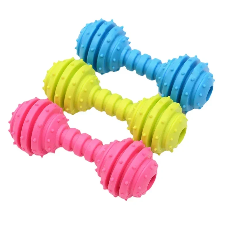 Durable Dog Chew Toy Stick Dog Toothbrush Soft Rubber Tooth Cleaning Point Massage Toothpaste Pet Toothbrush Molar Pet Supplies