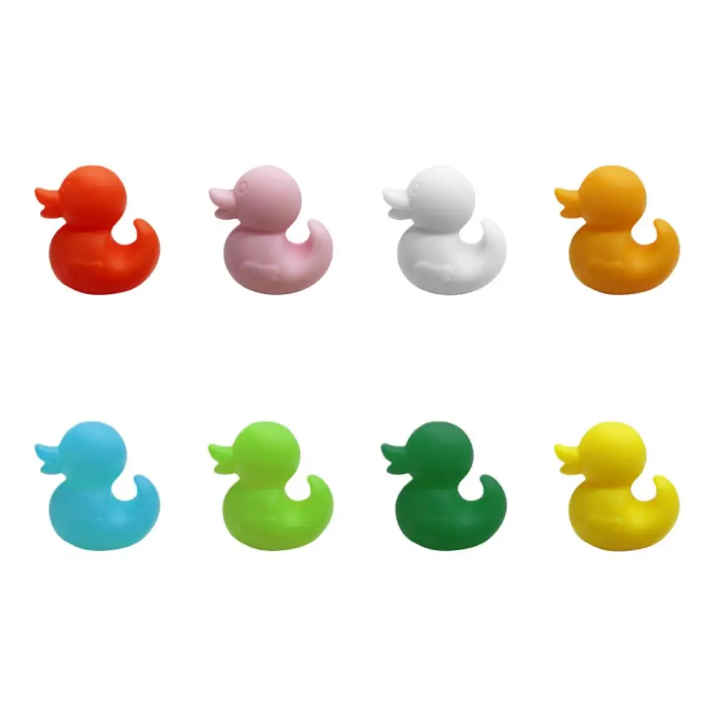 

8 Pcs Duck Wire Fixer Practical Organizer Desktop Stand Self-adhesive Cable Holders Clamps Manager Silica Gel Chargers