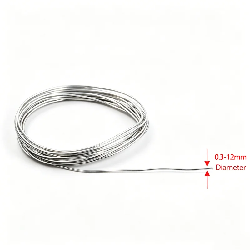 99.995% Zinc Metal Wire 0.3-12mm Dia High Purity Zn Anode Electrode Electroplating & Arc Spraying for Lab Marine Anti-corrosion