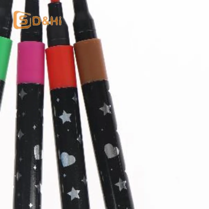 

12/24 Colors Single Tip Brush Tip Glitter Art Markers Metallic Paint Marker Pens DIY Crafts Birthday Cards, Album