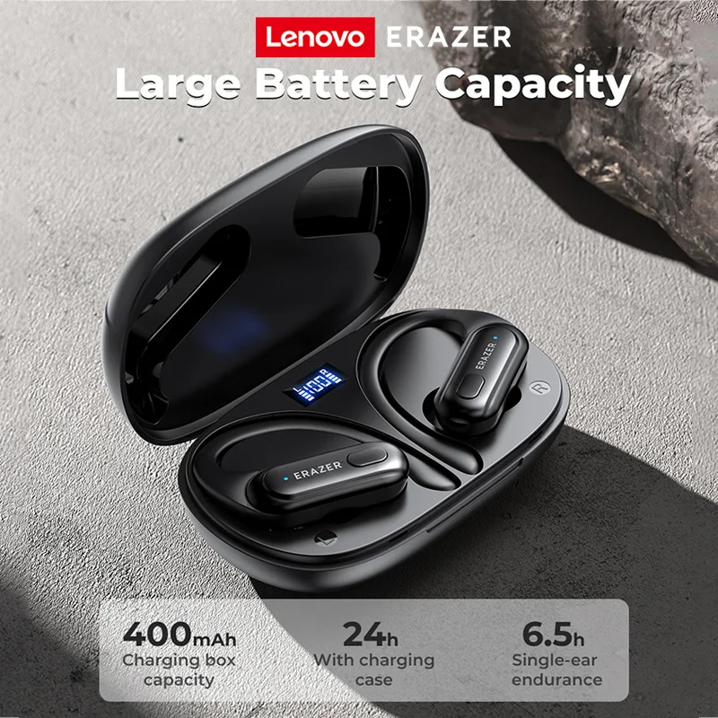 ERAZER XT60PRO Sports Wireless Headphones Bluetooth  Earphones Earbuds Noise Reduction Headset with Mic Earhook