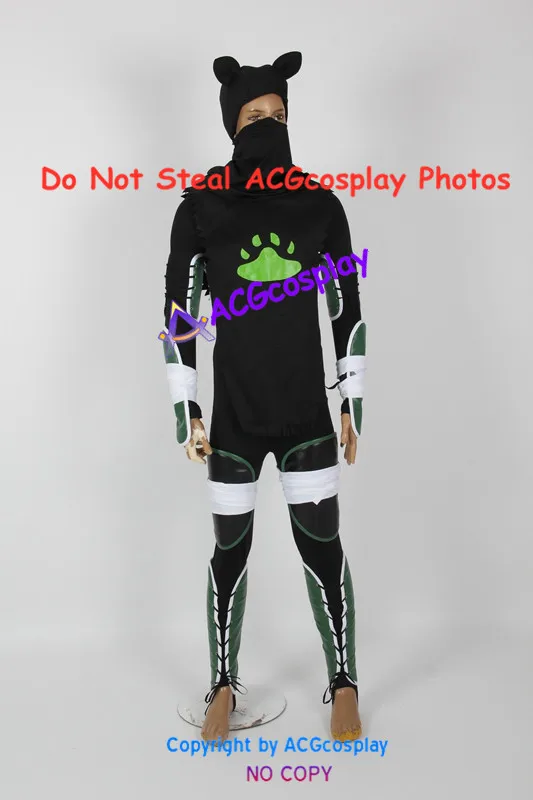 Sheik Cosplay Costume Version 02 Black Costume acgcosplay Include Headwear