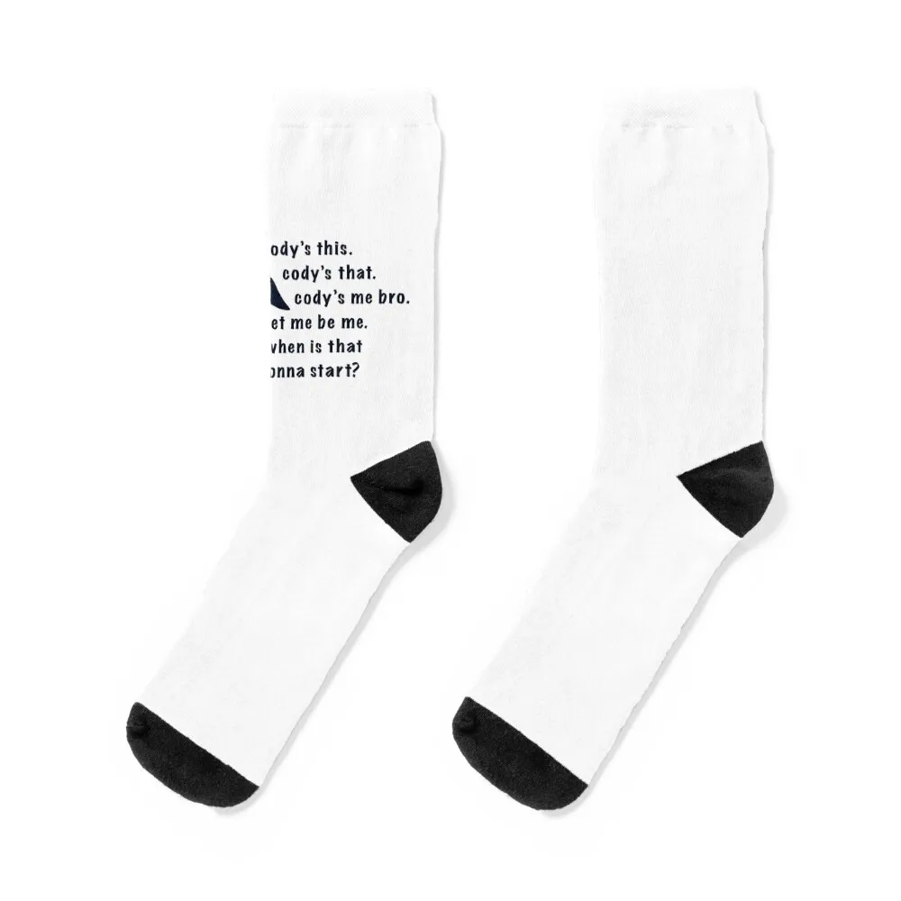 Cody’s me bro Socks winter designer brand Wholesale floor Luxury Woman Socks Men's