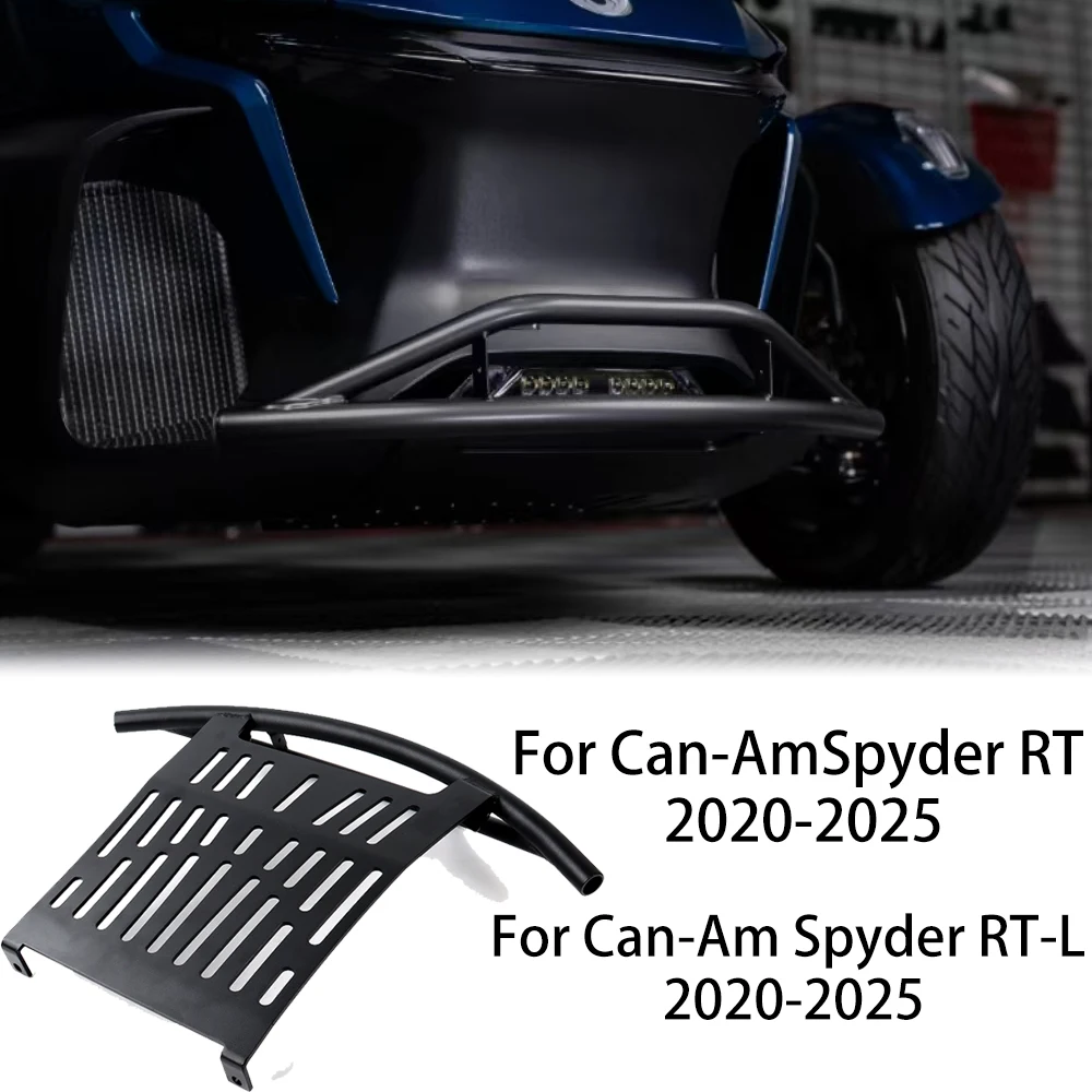 

2020-2025 Can-Am Spyder RT/RT-L Heavy Duty Steel Front Bumper w/Skid Plate & Grille Guard | Crash Protection Bull Bar
