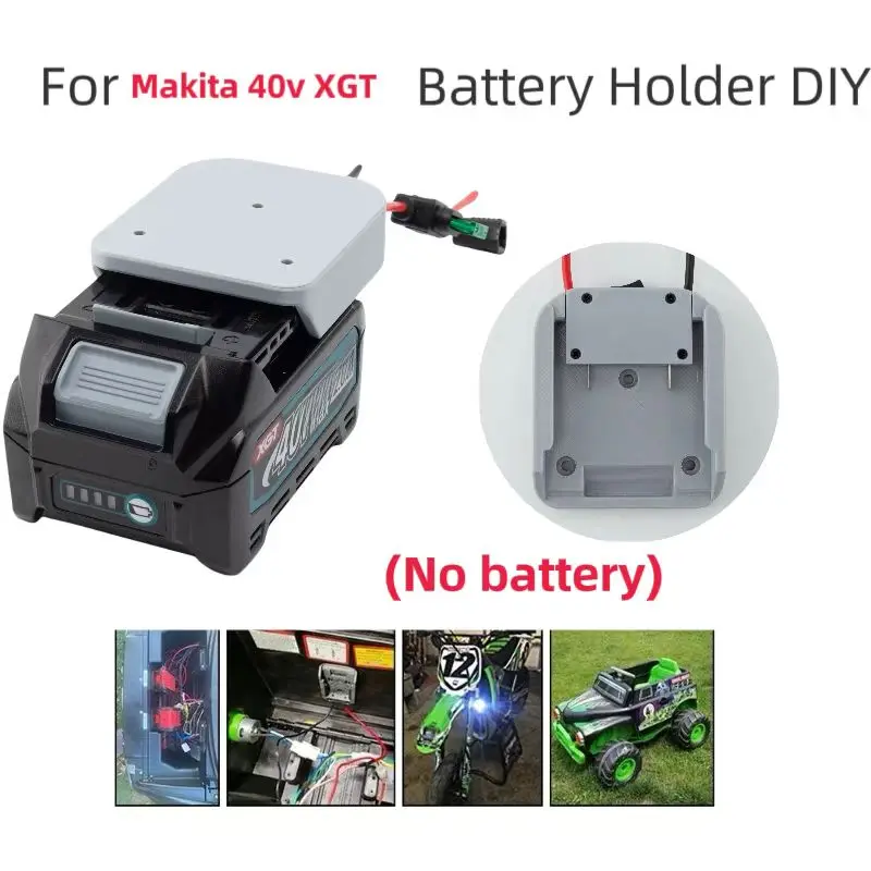 For Makita 40V Lithium Battery Power Adapter Converter  DIY Connection Output Adapter 14AWG-Bring Insurance Switch-Link Terminal