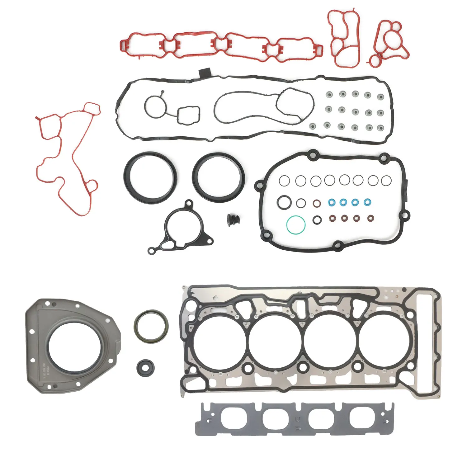 1 ชุด EA888 เครื่องยนต์ Overhaul ชุดซ่อมปะเก็น Φ23mm สําหรับ VW Beetle Golf Jetta Passat 1.8T รถอุปกรณ์เสริมอะไหล่ทดแทน