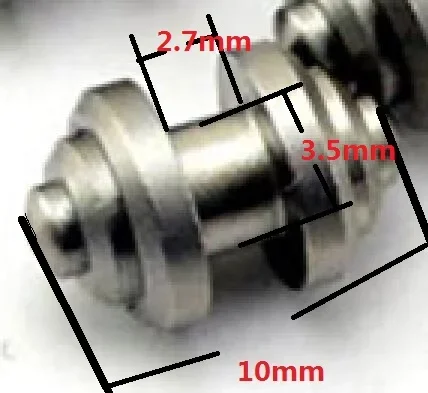 Folding Knife DIY knife handle Fastening rivet Thumb stud high strength Push button axis screw