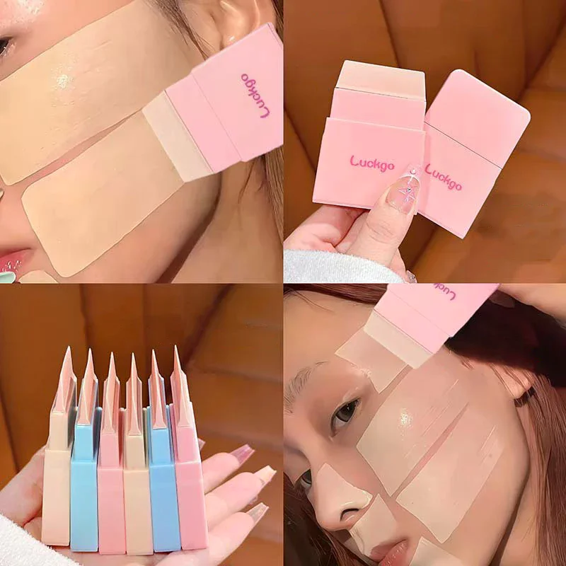 فرشاة كريم أساس محمولة من السيليكون، بودرة مضغوطة بشكل متساوي، كريم أساس بدون خط، رأس مسطح، قاعدة مكياج، أدوات تجميل سهلة التنظيف