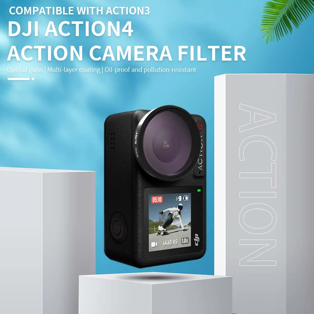 CPL MC UV ND8 16 32 64 1000 ستار ماكرو اللون عدسة تصفية Conpatle ل Dji Osmo عمل 4 3 كاميرا الملحقات