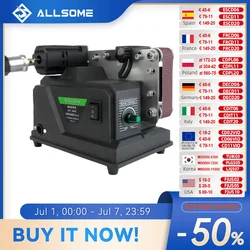Allsome Mini Riem Schuurmachine, 180W Elektrische Schuurmachine Met 10 Stuks 533*30Mm Schuurbanden, Geschikt Voor Makita 18V Batterij